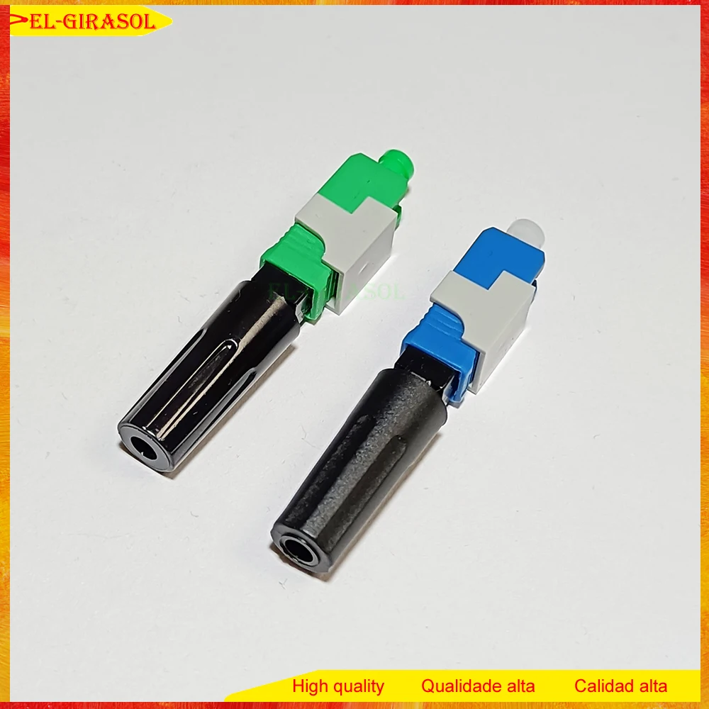 100% New 50/100/200pcs SC UPC/APC SM Single-Mode Fiber Optic Quick connector FTTH Cold Connector Tool Field Free shipping