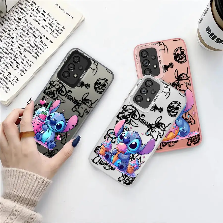 

Disney Cute Stitch Soft Shell Case for Samsung Galaxy A26 A36 A71 A53 A54 A35 A73 A51 A56 A55 A72 A52