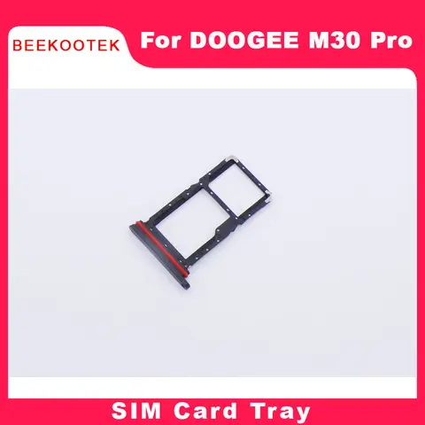 Novo Suporte/Adaptador de Bandeja de Cartão SIM Original para Smartphone DOOGEE M30 Pro
