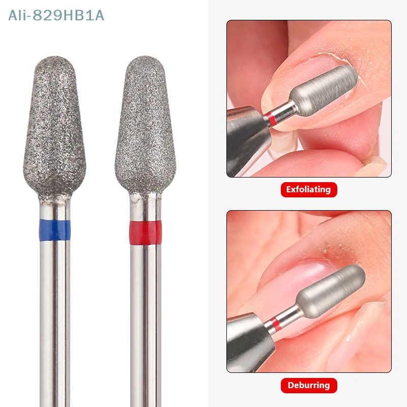 Nagelkegel Tip Draagbare Emery Boor Bits Elektrische Cuticula Schoon Roterende Voor Manicure Pedicure Slijpen Hoofd Schuurmachine Polijstgereedschap