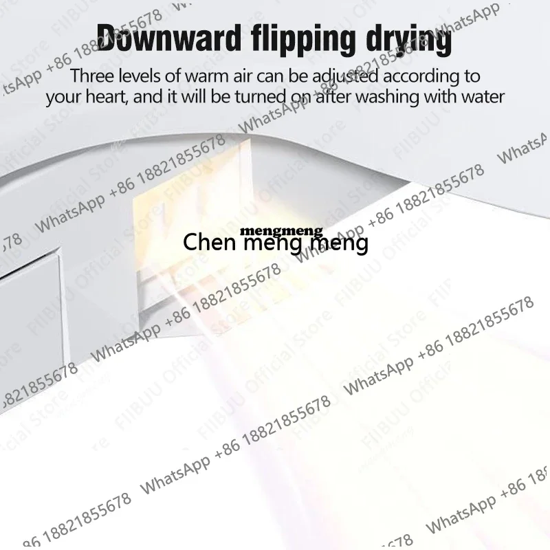 

Remote Control Smart Bidet Toilet Seat Cover Electric Toilet Seat Lid with Heated Seat Instant Warm Water & Dryer Slow Close Lid