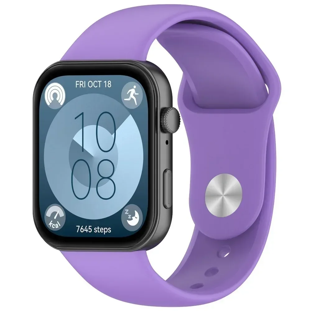 حزام سيليكون لساعة Huawei Watch Fit 3/Fit 4 الرياضية القابلة للتنفس معصمه بديل لساعة Huawei Watch Fit 4 pro band