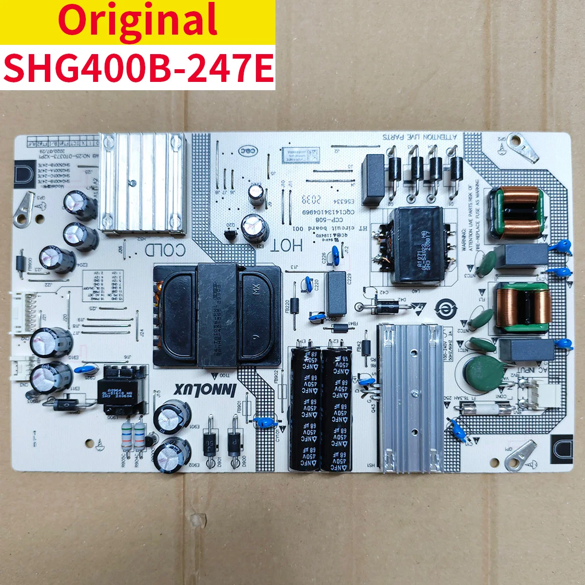 HG400B-247E SHG4001C-247E SHG5001A-247E SHG5001B-247E CQC14134104969 power board for TV repair parts