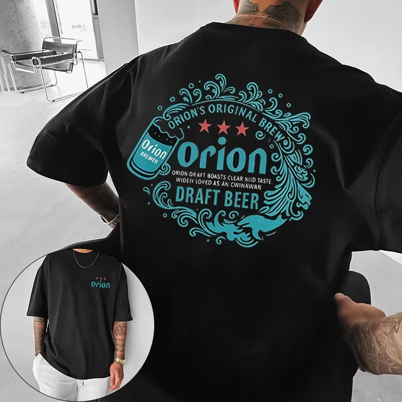 Orion Okinawa Beer 2026 Men's Women Cotton Summer T-Shirt Comfortable High-Quality Ins By Alcohol Lovers' Choice Men's Tshirt