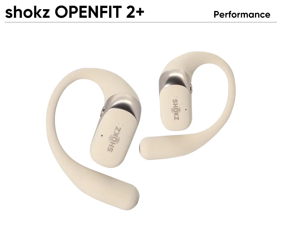 Original Shokz Openfit 2+ T921 Open-Back-Kopfhörer, mit Dolby Audio, kabellosem Bluetooth 5.4, Ohrbügel-Design, KI-gesteuerter Geräuschunterdrückung und IP55-Schutzklasse. – Detail 5