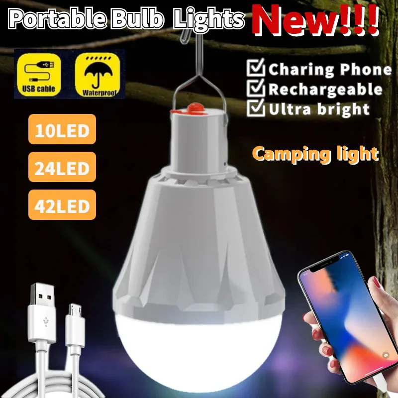 

3 Modes Low Power Consumption LED Portable USB Rechargeable Solar Lamps Long Life Outdoor Lighting Camp Tent Emergency Lights