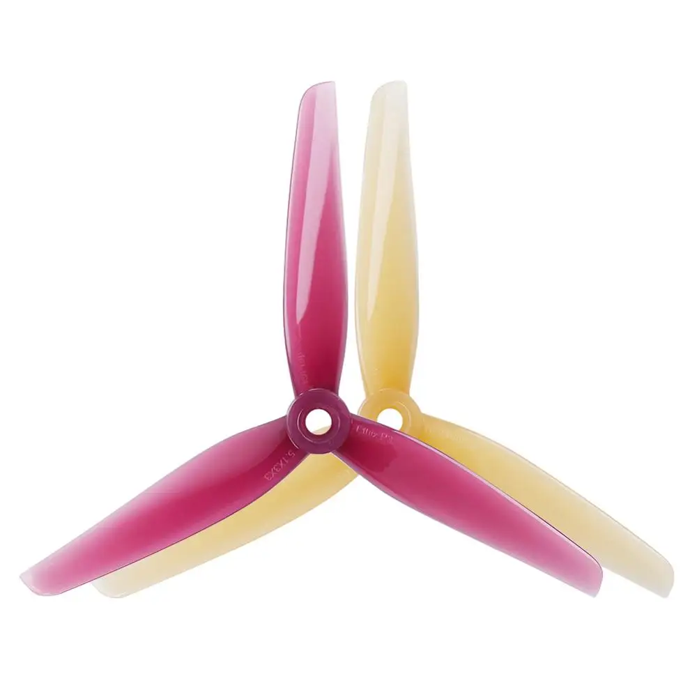 5sets HQ Ethix P3 Peanut & Jelly Prop 5130 5.1X3X3 5.1inch Tri-Blade Propeller for FPV Racing Drone Part YYDS