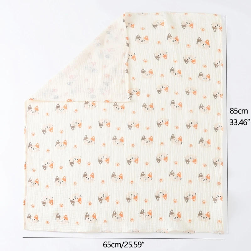 Cotton Baby Lovely Swaddles Blanket Soft Breathable Blanket Baby Swaddles Wrap QX2D