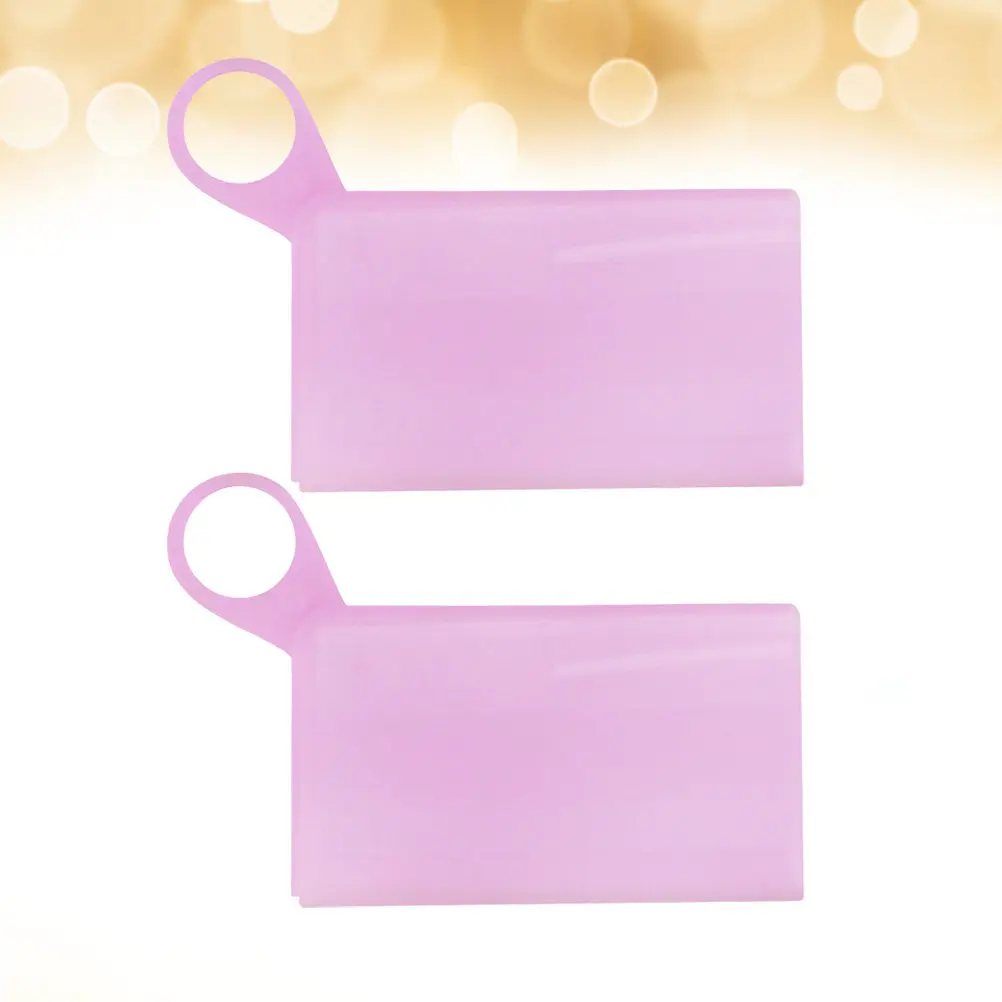 2Pcs Disposable Mask Storage Holder Waterproof Lightweight Mask Clip for Home Car Travel Shopping Easy Carry Compact Design