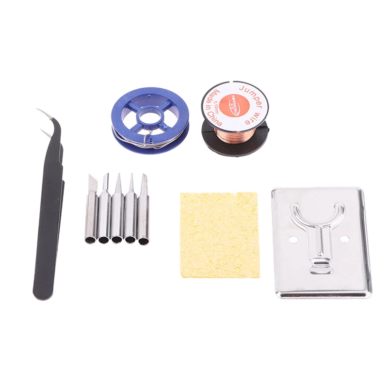 Adjustable Temperature Electric Soldering Iron 220V 60W Multifunctional Welding Solder Rework Station Heat Repair Tools