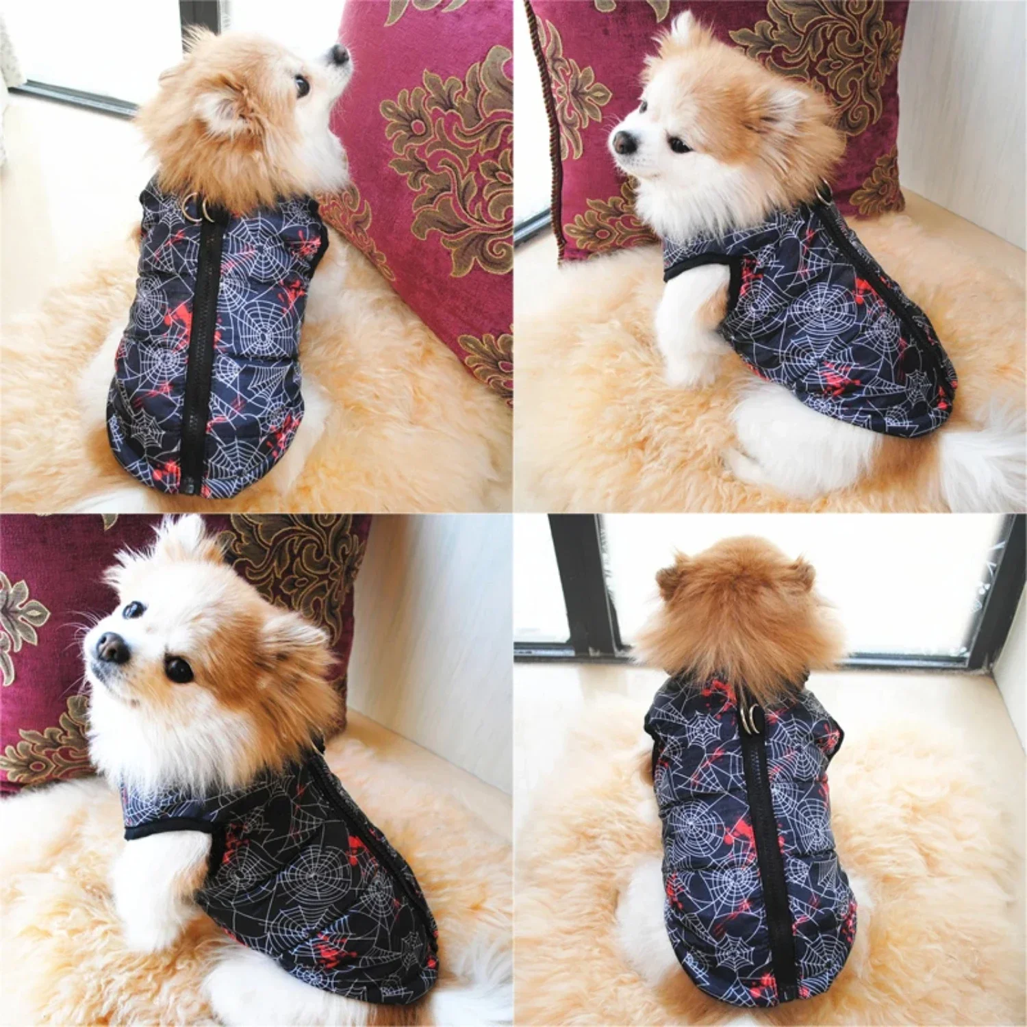 Stylish, adorable, and cozy waterproof puppy jacket for small to medium breeds like French Bulldogs, Chihuahuas, Pugs, and Poodl