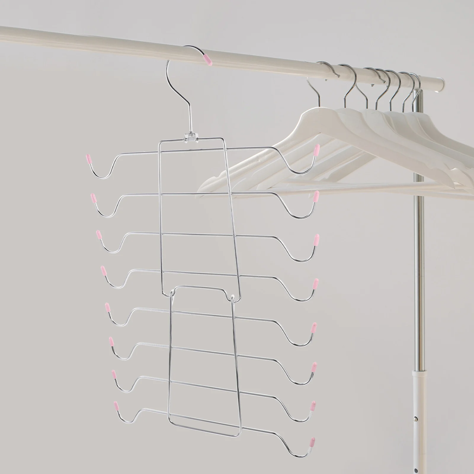 

Multifunctional Bra Hanger Black Foldable Closet ganizer Storage Tank Tops Iron Clothes Accessories