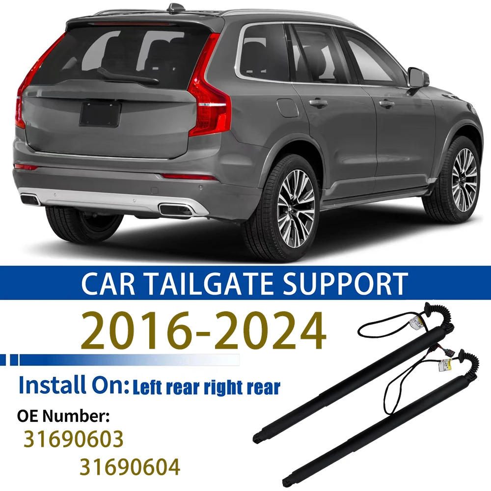 

For V526 Volvo XC90 2016-2024 Tailgate Support Rod Rear Tailgate Strut Electric Support Struts 31690603 31690604 31457610