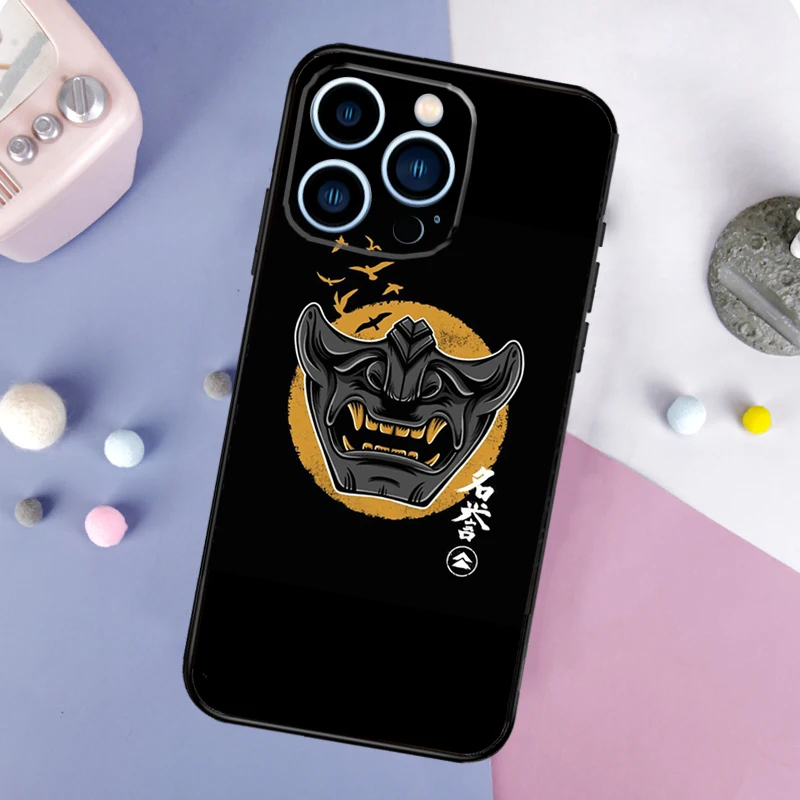 حافظة هاتف شبح تسوشيما لهاتف آيفون 16 16e 15 13 12 11 14 Pro Max 12 13 mini XR 15 16 Plus غطاء خلفي