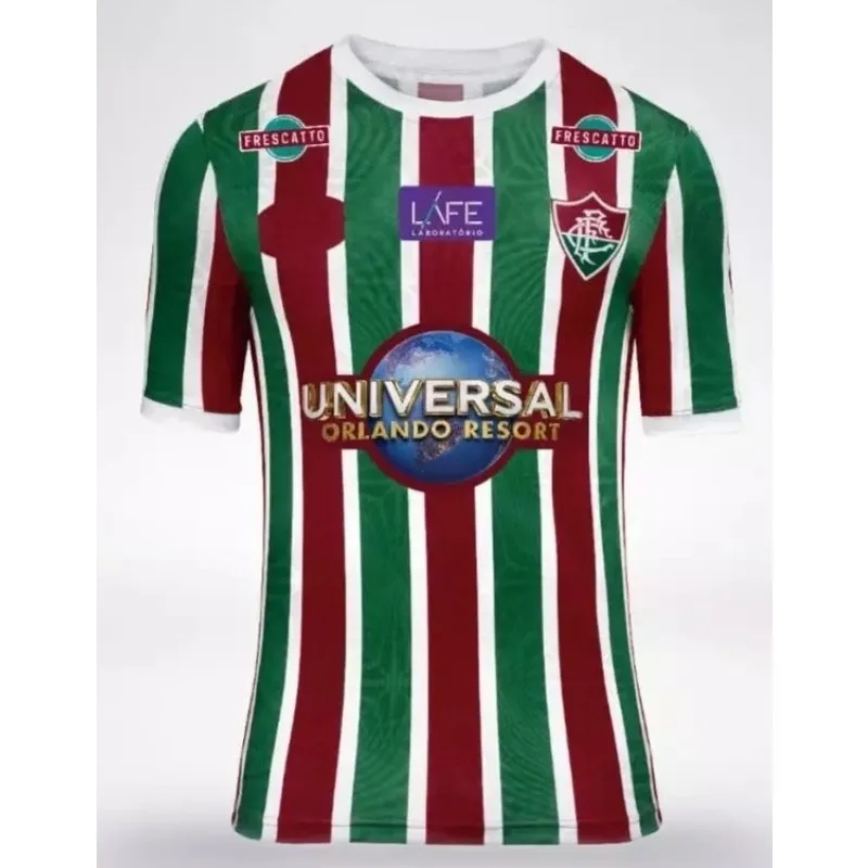 17 Classic Men Kids Fluminense Soccer Jersey Retro Short Sleeve Football T‑Shirt Fans Training Sport Uniform Family Matching