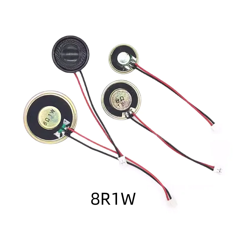 

1PCS Small Speaker 8R1W Toy/Audio/Power Amplifier/Electronic Device Speaker With Plug Terminal Cable