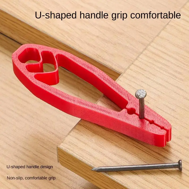Plastic Nail Fixing Clamp Portable Nail Holder Clip Safety Hand Protector Tool For Woodworking Nailing Construction Operation