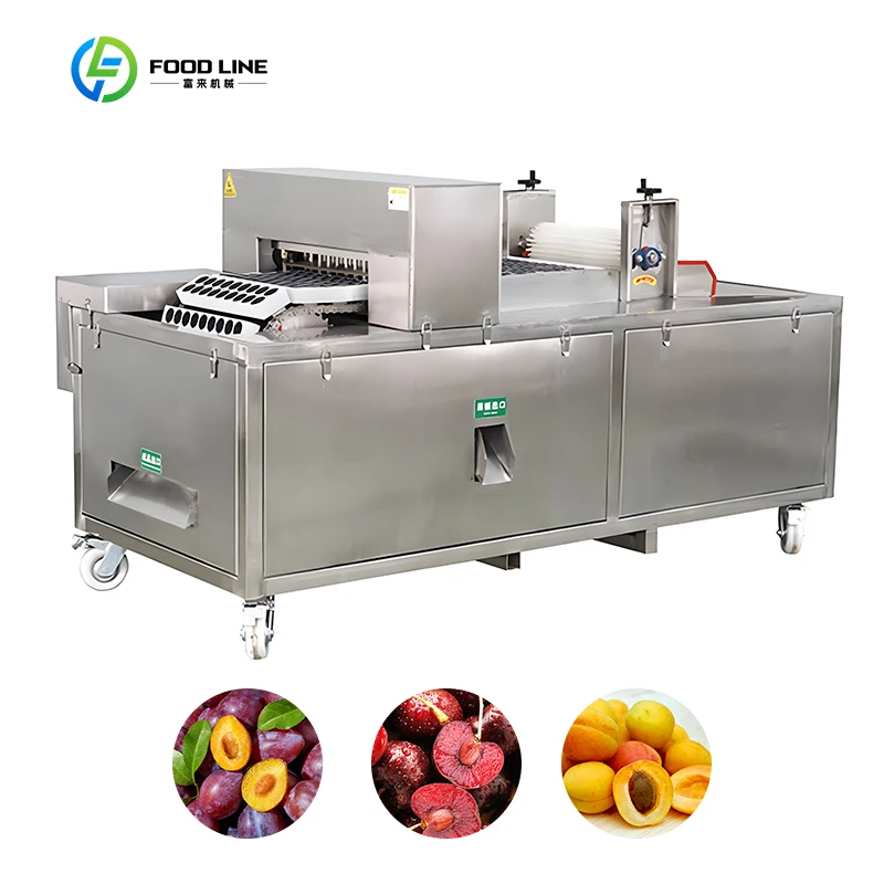 Factory Price New High Output Automatic Industrial Fruit Core Remover Electric Cherry Plum Apricot Core Pitting Remover