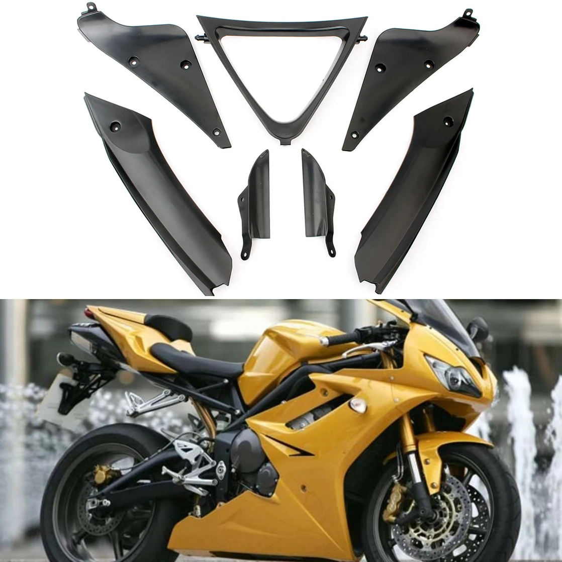 Matte Black Painted Fairing Body Work ABS Molding For Triumph Daytona 675 2009 2010 2011 2012 09-12