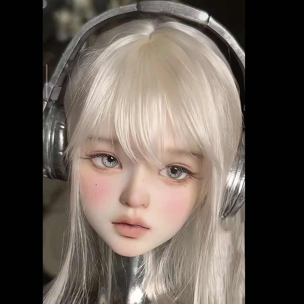 

1/3 голова куклы BJD для девочек, материал из смолы, сделай сам, без макияжа, голова куклы для 1/3 BJD, совместимый с корпусом куклы, коллекционный подарок