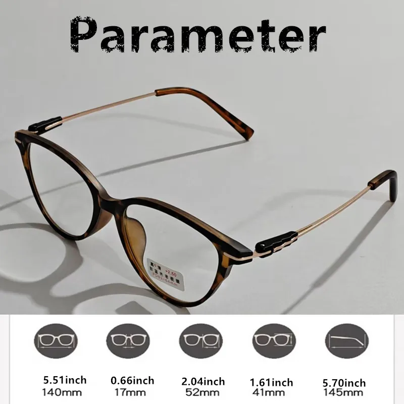 جديد امرأة رجل نظارات للقراءة عين القط البني المضادة للبلط، نظارات، الاتجاه تنوعا الرجعية عالية الجودة القراء النظارات