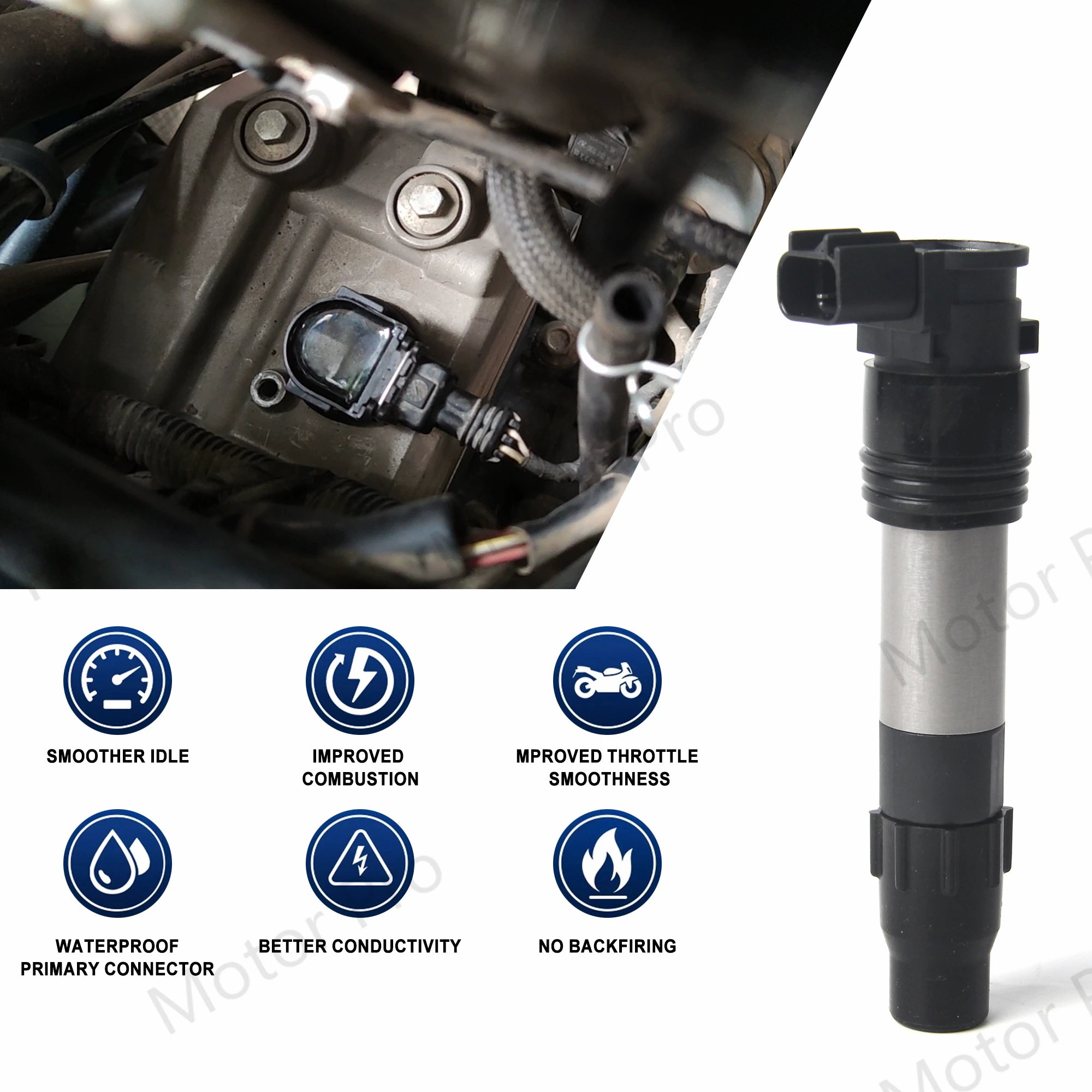 Fit K 1600 GTL 2011-2023 Ignition Coil Caps For K1600B Bagger 2017-2023 Spark Plug Boot Fit BMW C400X 2021 2022 2023 Replacement