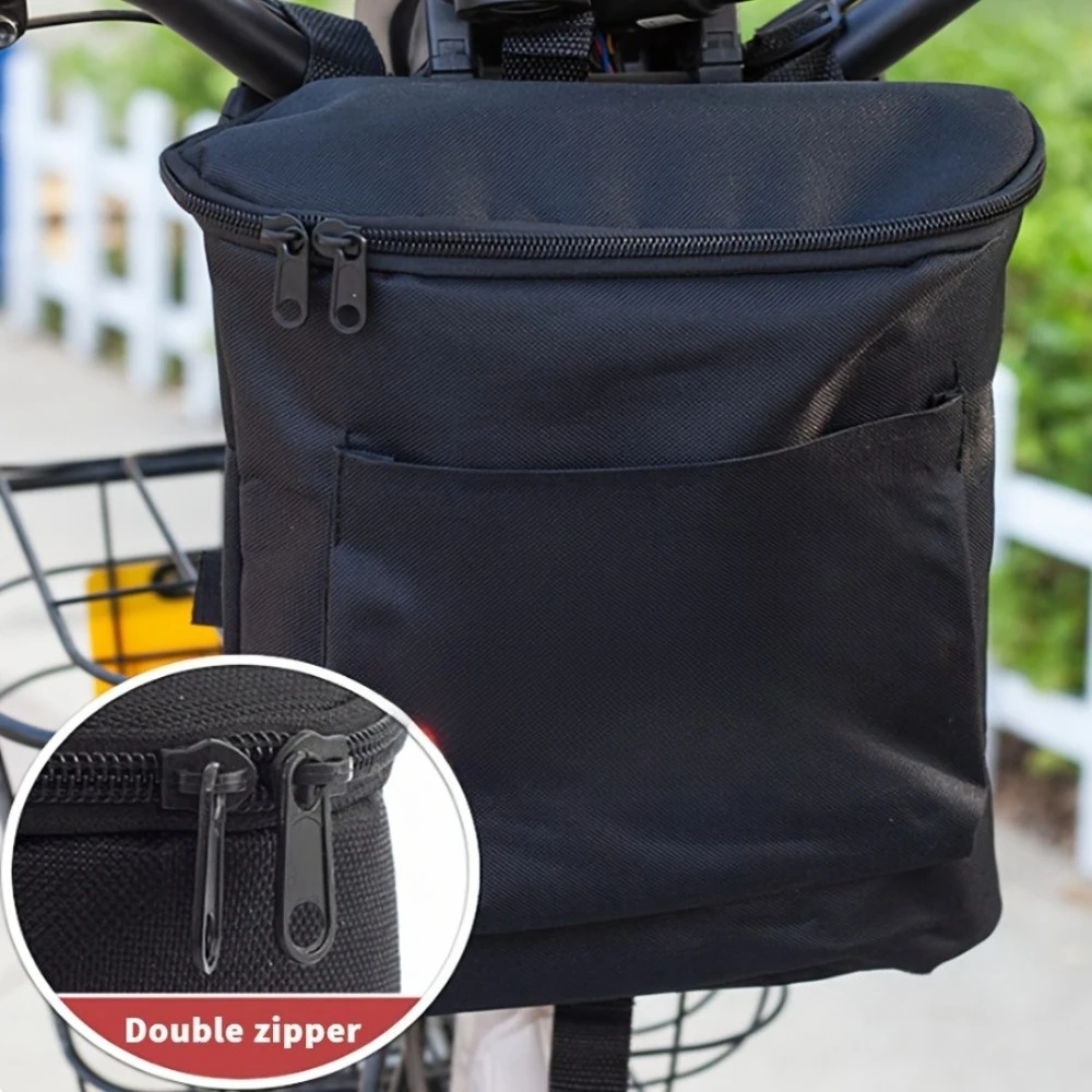 

Large Capacity Oxford Cloth Handlebar Bag Removable Storage Bag Suitable for Motorcycles and Electric Vehicles