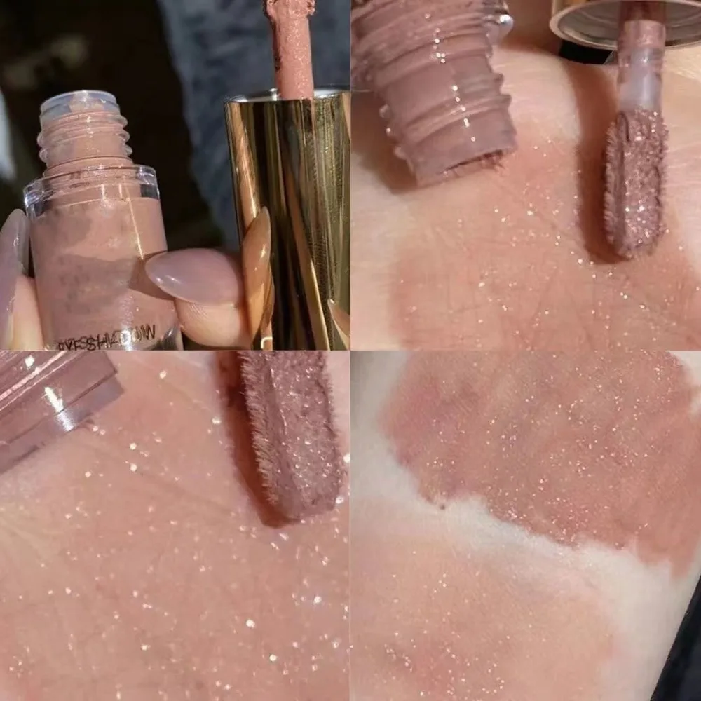 Nude Matte Liquid Eye Shadow Pencil Longlasting Shiny Eyeshadow Shimmer Sequins Glitter Eyes Makeup Pallette Comestics Maquillge