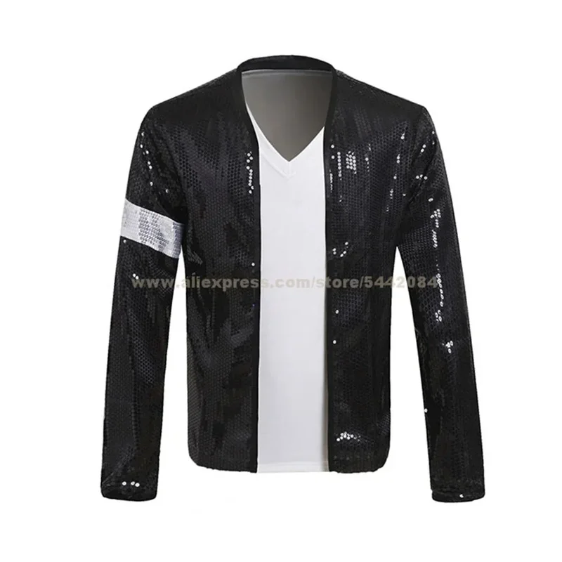 Veste noire et gants MJ Michael Jackson Billy Jean, ensemble de costumes pour fête d'Halloween, accessoires d'influenceur 1BLJD025$ #   % #   1OBFT7