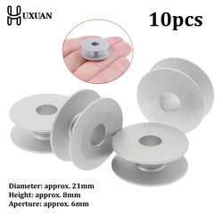 10pcs/lot Industrial Sewing Machine Bobbin Bobbin Sewing Machine Aluminum Bobbin