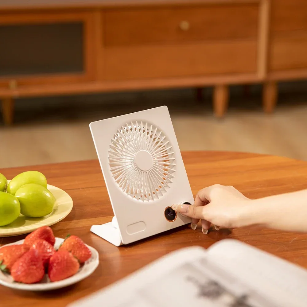 Ventilador de mesa para escritório doméstico 4000mAh bateria recarregável ventilador de parede com controle remoto cronometragem USB portátil baixo ventilador de mesa