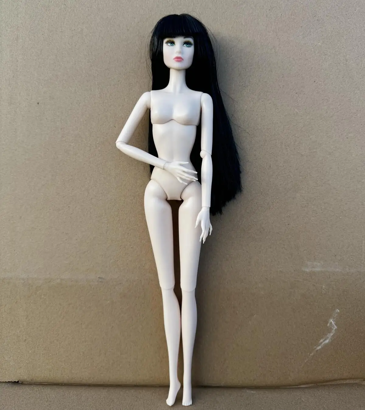 1/6 Scale Fashion PP Doll Figures With Bang Movable Joints Solid Collectible Doll For Kids And Collectors