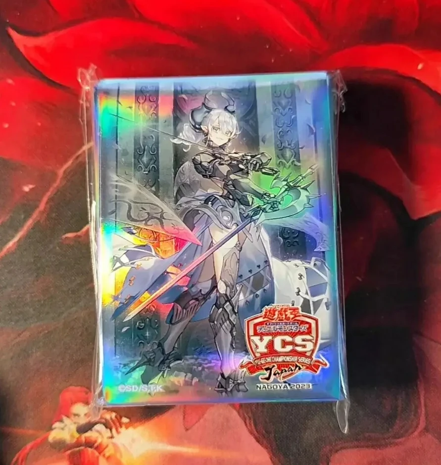 100Pcs Yugioh KONAMI Duel Monsters Lady Labrynth of the Castle YCSJ Collection maniche protettive per carte Duelist sigillate ufficiali