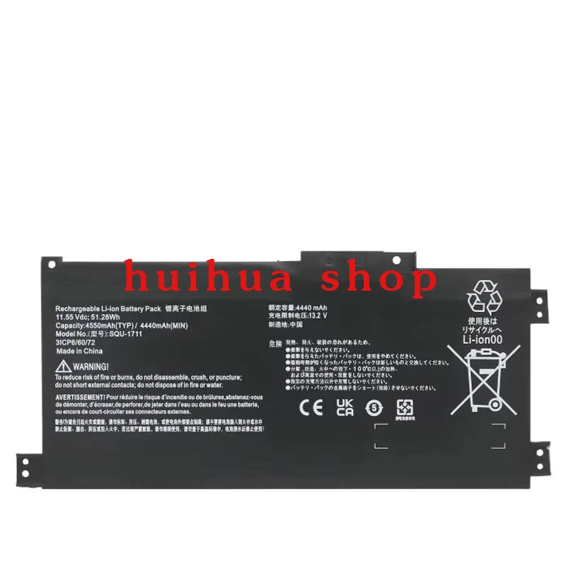 

SQU-1711 Laptop Battery For ThundeRobot 911 Air 911ME 911MT 911S G7000M G8000M SQU-1718 11.55V 4440mAh Laptop Parts Accessories