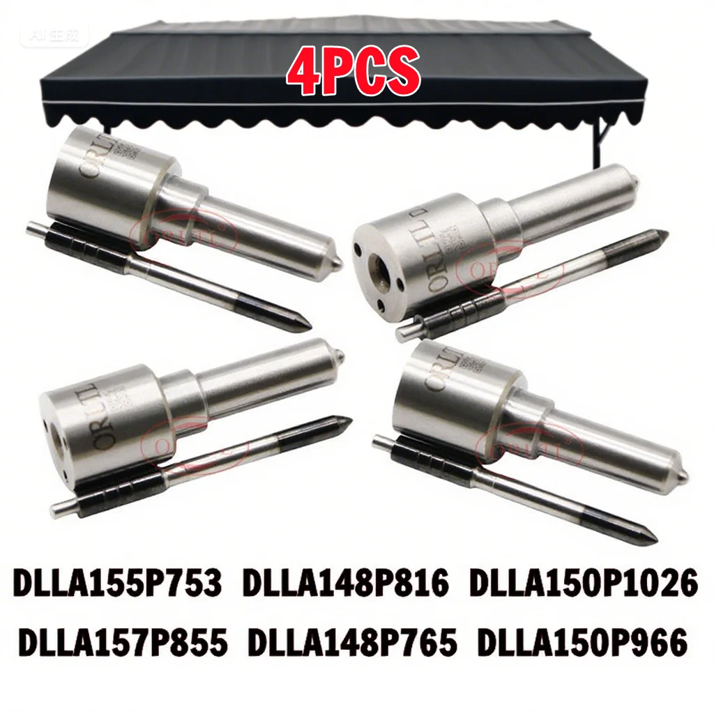 

4pcs DLLA155P753 DLLA148P816 DLLA150P1026 DLLA157P855 DLLA148P765 DLLA150P966 for Mitsubishi Toyota Hiace Nissan Nozzle Tips