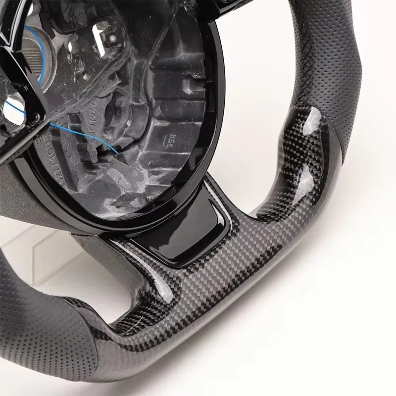 Carbon Fiber Steering Wheel Suitable For Audi A4 B8 A3 8V RS3 RS4 S3 S4, Equipped With Shift Paddles Car Accessories