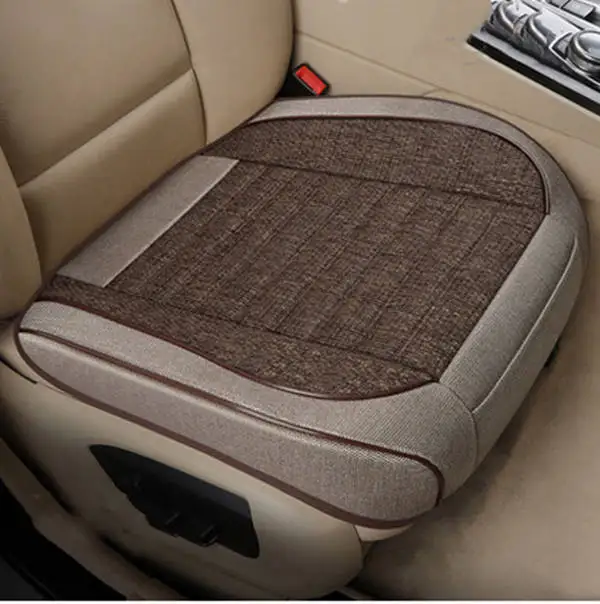 Nieuwe, comfortabele autostoelkussen van linnen, slijtvast, universeel en ademend, voor bescherming van de autostoel.