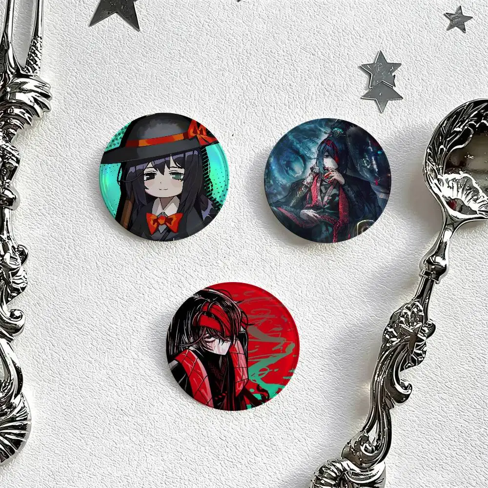Hong Lu - Limbus C-Company   Button Pin Metal Cute Brooch Collar Lapel Pin Badge Women Fashion Cartoon Lover Creative