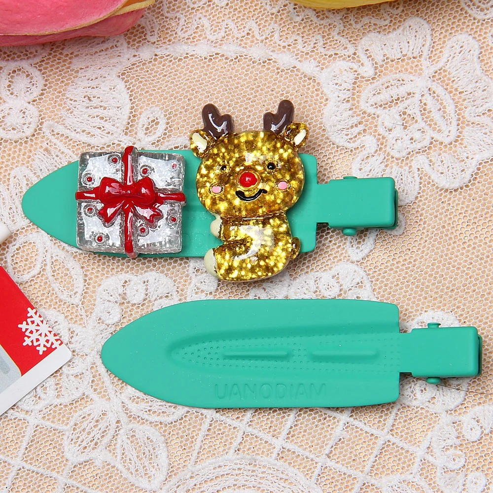 10 Stück 19x68mm Bonbonfarbene spurlose Weidenblatt-Haarspange, Pony-Clip, Make-up-Haarspangen, koreanisches Styling, DIY-Kopfschmuck-Accessoires – Detail 8