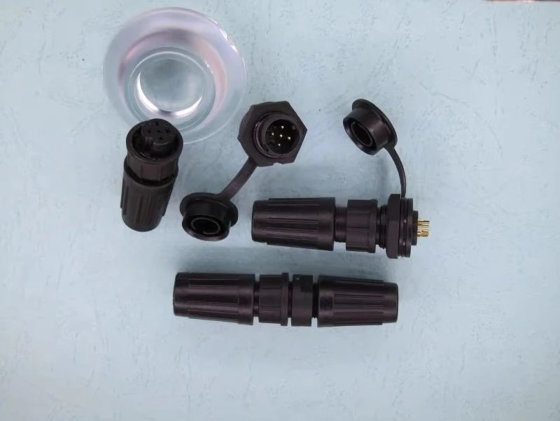 

Waterproof connector aviation plug-in hole 16MM M16 Z108-6P 6-core docking