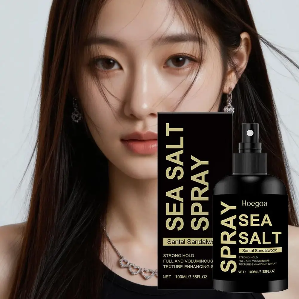 Sea Salt Spray for Hair - Texturizing Volumizing Spray for Beach Waves, Natural Finish Hair Styling Spray 100ml F8A8