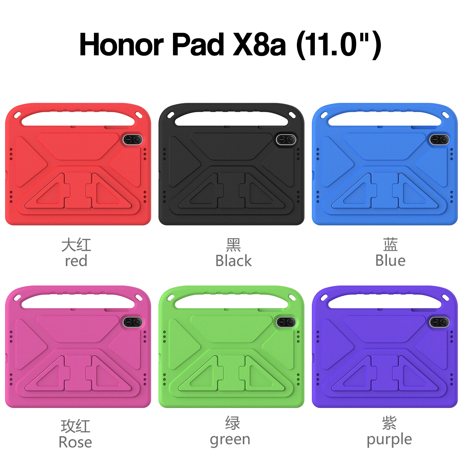 Etui EVA do Honor Pad X8a 11 cali 2024 Kids Stand Shockproof non-toxic Full Body Handle Cover do Honor Pad X8a X9 2024 11'' — zdjęcie produktu 2