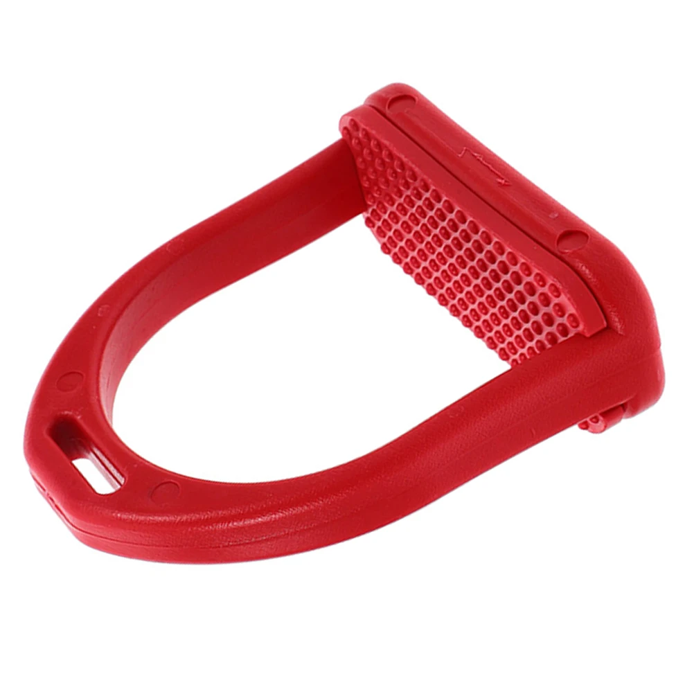 

1Pair Horse Riding Stirrups Safety Equestrian Foot Support Durable Pom Material Saddle Accessories Trail Riding