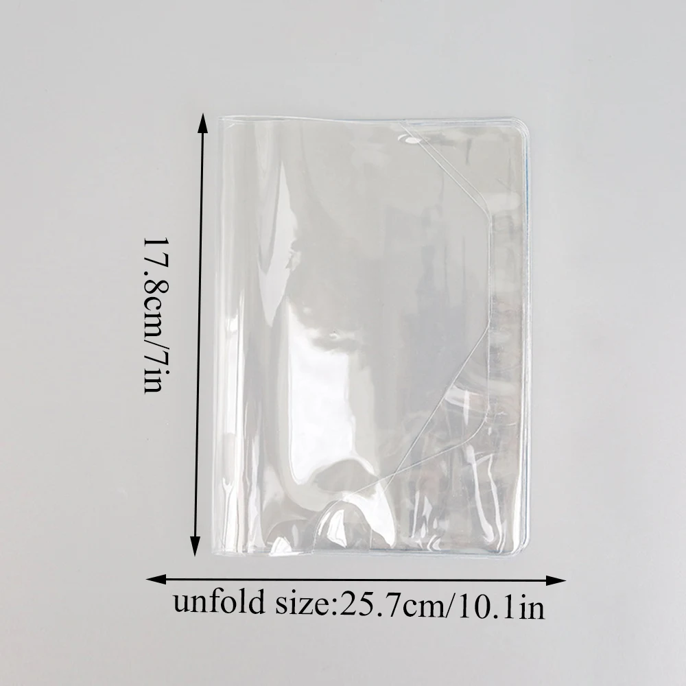 Transparente Scrapbook Protector, Conta Mão Luva, PVC Notebook Cover, Handbook película protetora, DIY, reutilizável, A5, A6