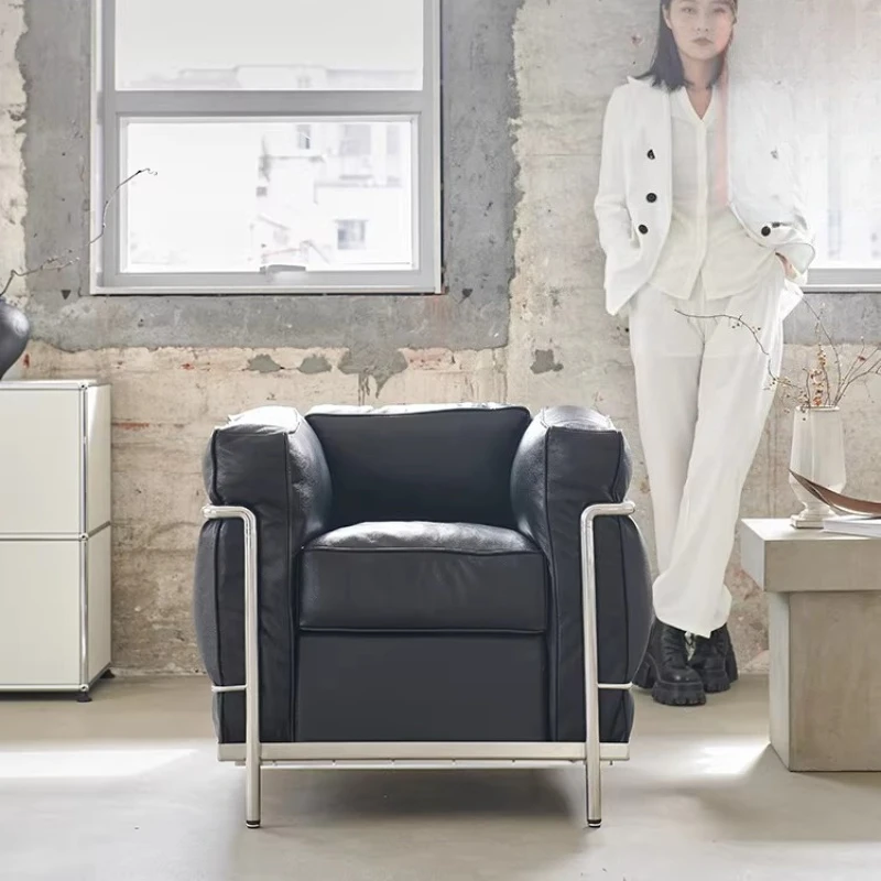 

Sofa Modern living room single sofa straight row medieval