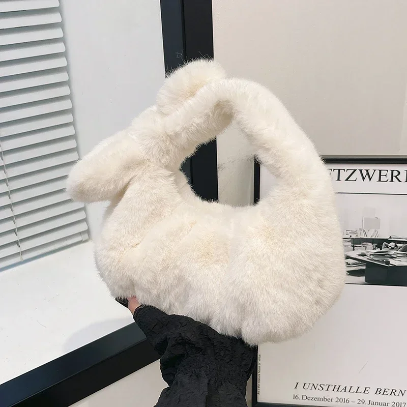 Cerniera di colore solido nuove borse con manico superiore in velluto di semplicità 2024 borse da donna per pendolari versatili e morbide di moda semplice di vendita calda