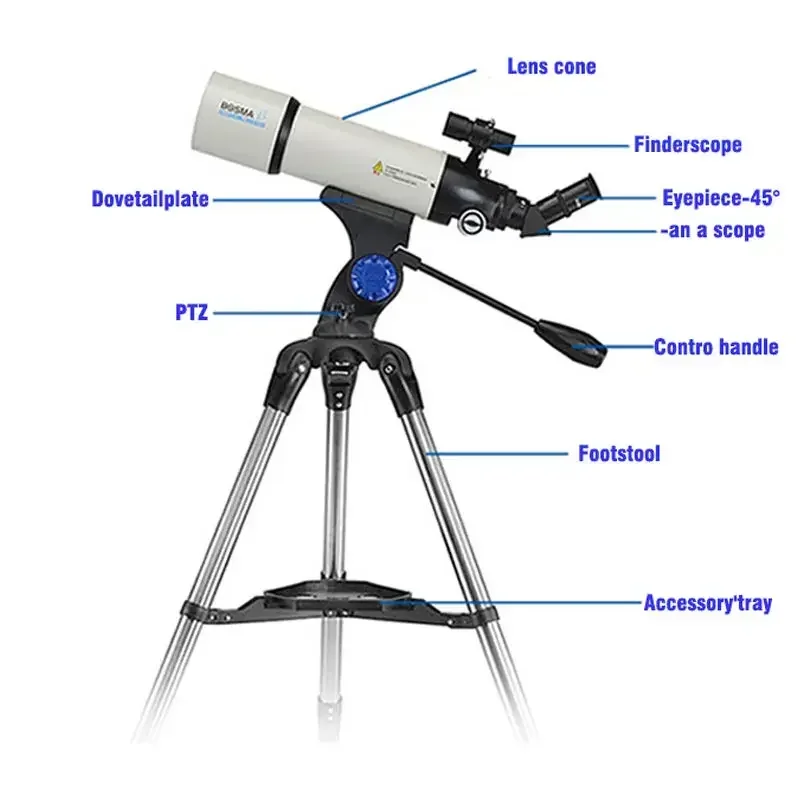 Hot sell Professional Adult HD 80500 Astronomical Telescope professional refractor for Watching Moon Refracting telescope