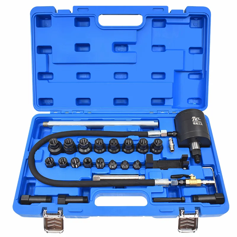 

New 27-piece pneumatic diesel injector nozzle removal tool, puller, injector quick release tool