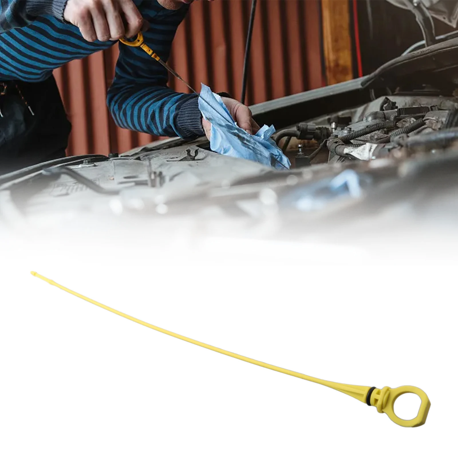 OIL LEVEL INDICATOR DIPSTICK Compatible with For FORD FIESTA Mk5 JH1 JD1 11.2001-06.2008 Mk6 JA8 JR8 01.2009 Onward