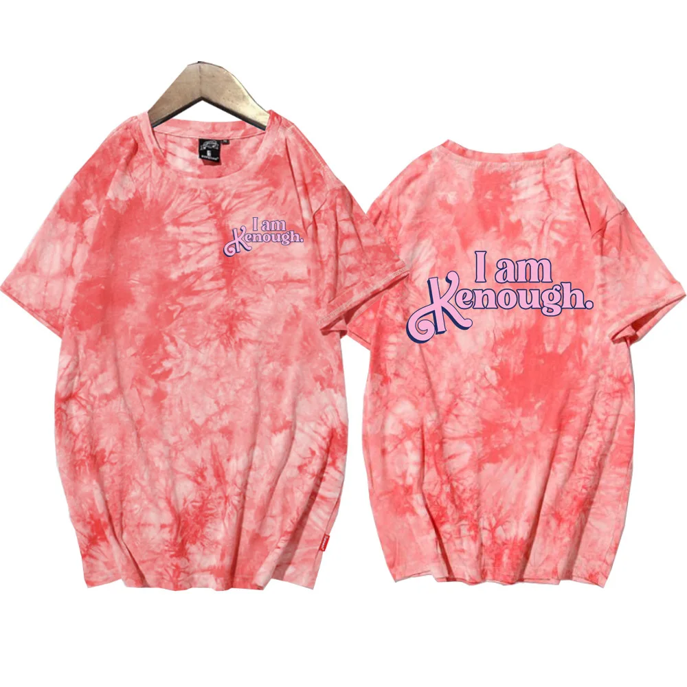 Ik Ben Kenough T-Shirt Tie Dye Crewneck Korte Mouw T-Shirt Voor Dames Heren 2023 Nieuwe Film Grappige Kleding